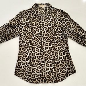 Michael Kors Animal Print Shirt